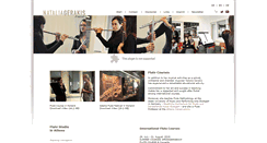 Desktop Screenshot of flute-courses.nataliagerakis.com